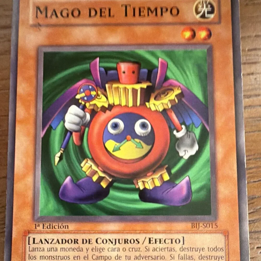 Konami Yu-Gi-Oh! TCG Time Wizard Mago del Tiempo BJI-S015 1st Ed Spanish